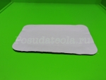 Тарелка бумажная (картон) 130х200  ф.ламинированная 100 шт/уп. 1000 шт/кор.